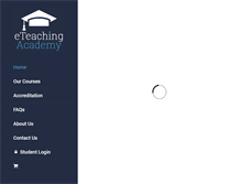 Tablet Screenshot of eteachingacademy.com